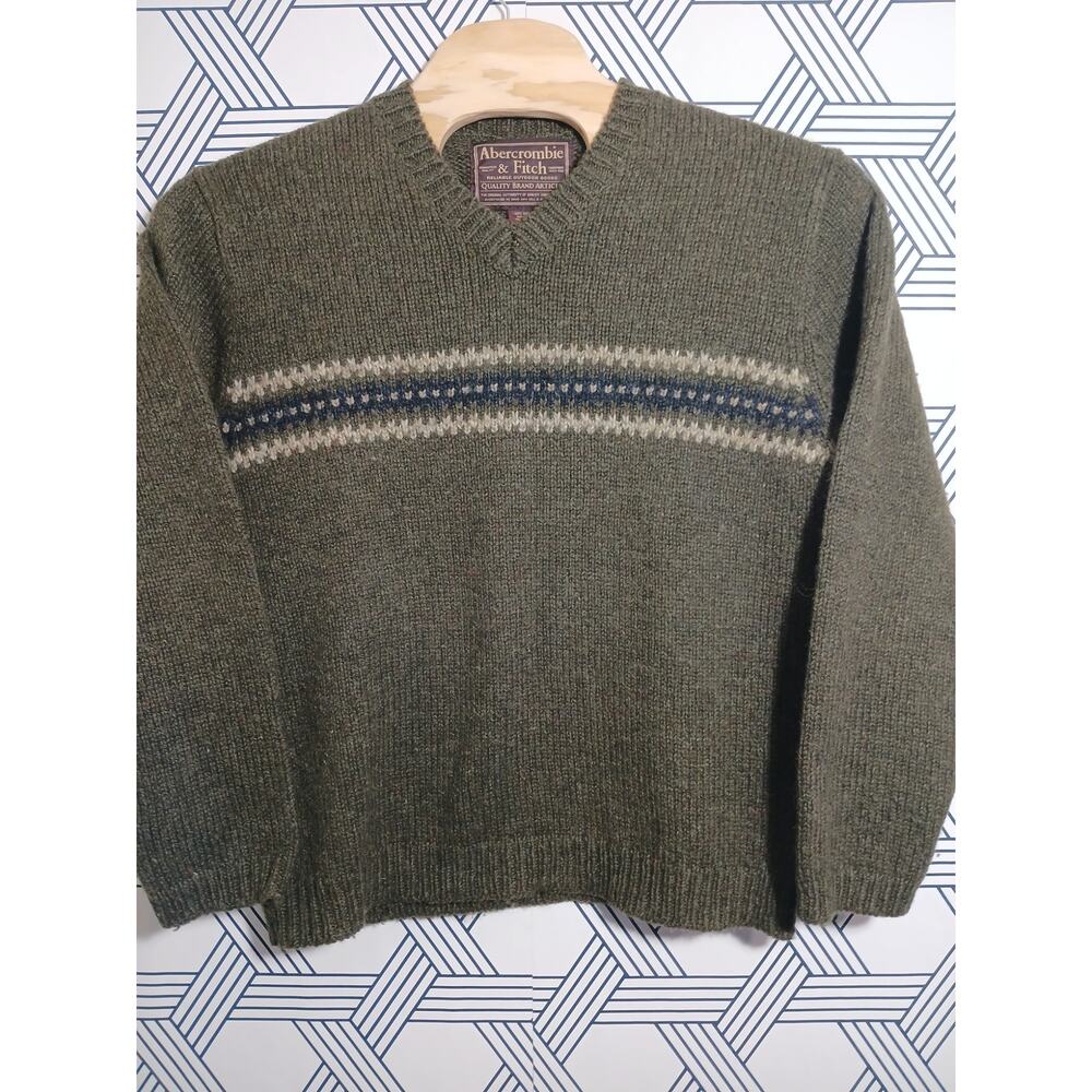 Mens Abercrombie & Fitch Wool Sweater Size Large